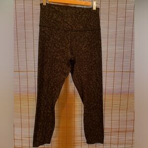 Lululemon animal print Align Leggings Size 10